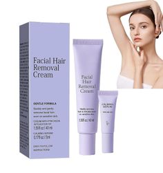 unbrand Kasvojen karvanpoistovoide + rauhoittava seerumi, karvanpoisto epilaattorivoide turvallinen herkälle iholle, rauhoittava hellävarainen koos...