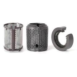 Hiustenkuivaajan sisäsuodatin + ulompi suodatinkotelo Dyson-hiustenkuivaajalle HD01 HD03 HD08 -malleille, suodattimella Metallinharmaa