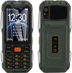 Lukitsematon seniorien matkapuhelin, suuret painikkeet matkapuhelin 4.0 tuuman näytöllä, 18000mAh akku, kaksi