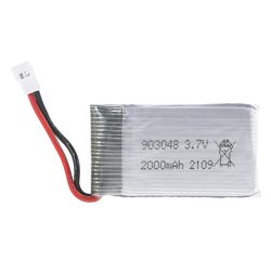 3.7v 2000mah Lipo-akku 903048 Li-ion akku / laturi Rc quadcopter korjaus varaosat Ky601s H11d H11c Rc Drones xi