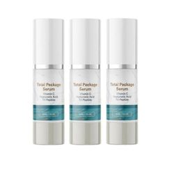 Kokonaispaketti ikääntymistä estävä seerumi, All-in-One C-vitamiini, hyaluronihappo, peptidiseerumi kasvoille 3pcs