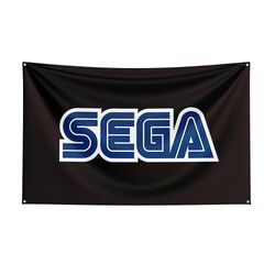 Scitoo Spanduk Spil Cetak Poliester Bendera Sega 3x5 Untuk Dekorasi 1 A 150 x 240cm