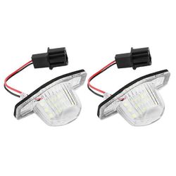 2 kpl 18 LED vasemman ja oikean auton rekisterikilven valo Honda Fit / Jazz 2002-2014