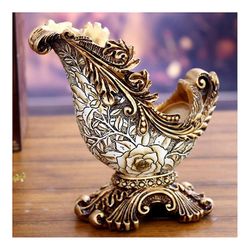 Ruili Vintage Creative Rødvin Holder Stand Harpiks Kahki 1008