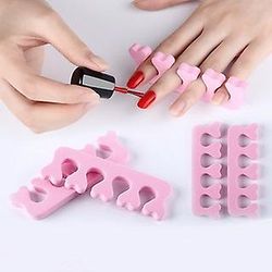 Art Soft Foam Sponge Finger Toe Separators SpikFörlängning Målning Beläggning Anti Touch Separata Diy Manikyr verktyg