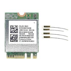 RTL8821CE 802.11AC 1X1 Wi-Fi+BT 4.2 -yhdistelmäsovitinkortti 915621-001 langaton Netowrk-kortti ProBookille Vihreä Valkoinen