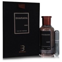 Bharara king eau de parfum spray + påfyllningsbar resespray av bharara beauty