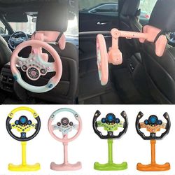 Xuchen Sähköinen simulaatio ohjauspyörä lelu valo ja ääni Opetus Lapset Perämies Lapset Auto Lelu Laulu Lelu Lahja Ns2 Keltainen