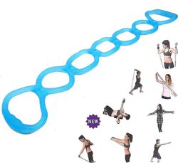 Kannettava 7 renkaan venytys- ja vastusharjoitushihna | Selkä, jalkaterä, jalka, käsienvenyttäjä, käsivarsiharjoittelija| koti- tai kuntokeskusharj...