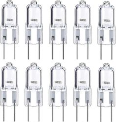 10kpl G6.35 halogeenilamput 2-nastaiset 12v 35w, lämmin valkoinen 2700k, kattokruunuille, raidevaloille, maisemavaloille, pöytävalaisimille
