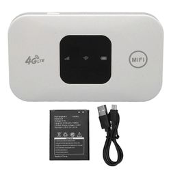 4G WiFi-reititin 150Mbps SIM-korttipaikka 10 laitetta tukee 2100mAh akkua 4G LTE USB WiFi -modeemi toimistoon, matkustamiseen, kotiin