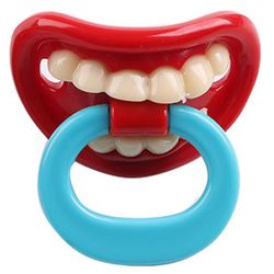 Baby Silicone Hauska tutti Partahampaat Baby Tycoon Cowboy Hauska tutti