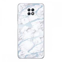 Crazy Kase Skrog til Xiaomi Redmi Note 9t I Silikone Soft 1 Mm, Blue Marble Effect