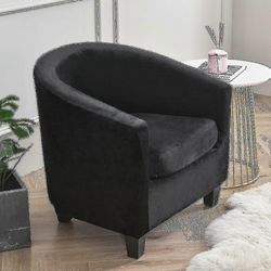 Nojatuolituoli Tuoli Sohva Kansi Olohuone Tuoli Istuin Slipcover Musta