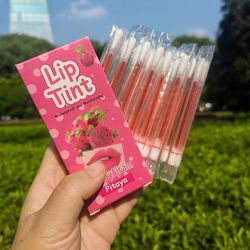 unbrand Lip Tint Cotton Swab, 20 kpl vedenpitävä tarttumaton puuvillapyyhe huulipuna Pitkäkestoinen mattahuulikiillon applikaattori Rose Red
