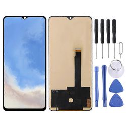 OnePlus 7T HD1901 HD1903 HD1900 TFT-materiaalille LCD-näyttö ja digitoija täysi kokoonpano (musta)