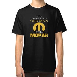 RockShark Undervurder aldrig en gammel mand med en Mopar T-shirt sort L