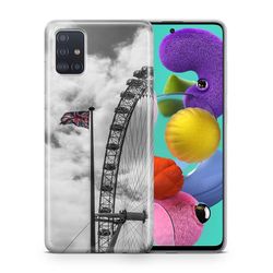 König Taske mobiltelefonbeskytter til Samsung Galaxy S10e Case Cover Bag Bumper Cases TPU Pariserhjulet i London