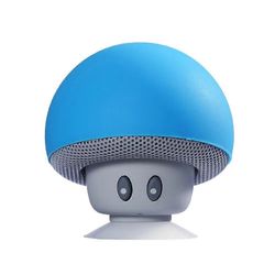 kannettava minikaiutin langaton silikoni bluetooth-kaiutin 3W sieni kaiutin superbasso puhelinsoitin imukuppipidike sininen