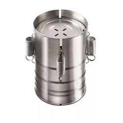 Kinkkukoneen ruostumattomasta teräksestä valmistettu lihapuristin kotitekoisen lihan valmistukseen