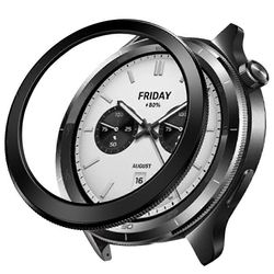 Xiaomi Watch S4 S3 PC-kellon kehys ohut muotoilu älykellon rengaskehys - musta Monivärinen Black