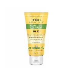 Babo Botanicals aurinkovoide SPF 30, hajusteeton 3 oz (1 kpl pakkaus)