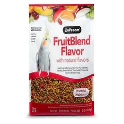 ZuPreem FruitBlend Flavor -linturuoka keskikokoisille linnuille, 2 paunaa