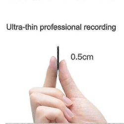 Erittäin ohut ammattimainen ääni Digtal Recorder 32Gb Kannettava Mini Ääni Aktivoitu Dictaphone Hd Noise Vähentää tallennusta Mp3-soitin 16GB