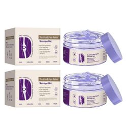 Nivelkipuja lievittävä hierontageeli, violetti voide nivelten toimintaan koko kehossa, rauhoittaa polvia, lannerangan aluetta, niskaa, käsiä ja jal...