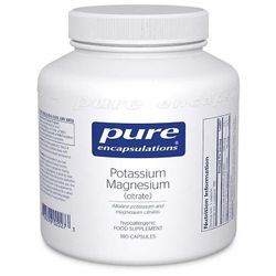 Pure Encapsulations Puhtaat kapselointit Kalium magnesium (sitraatti) Kapselit 180