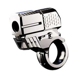 50% Off-Alloy Gun Fidget Ring EDC Fidget Spinner Metal Hand Spinner Aikuisten Fidget lelut C