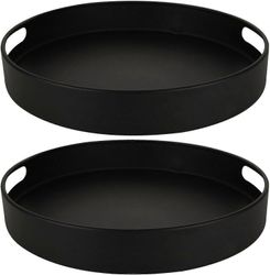 2 kpl Lazy Susan -levysoitin, 360 astetta pyörivä mausteteline sisäkaappeihin, musta hiiliteräs maustepidike