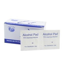 Alcohol Pads 100pcs Engangs Alkohol Prep Pads Medisinsk Alkohol Desinfeksjon Tabletter Rene Sår Sterilisering For Hjem Eller Utendørs