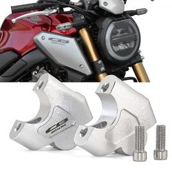 Moottoripyörän ohjaustangon nousupalkkiin kiinnitettävä kahvan puristin 28mm 1 1/8" Honda Cb650r Cbr650r Cb650f 2019: lle Hopea - CB650R