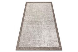 RugsX TÆPPE SIZAL FLOORLUX 20401 Frame champagne / taupe beige 160x230 cm