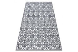 RugsX Tæppe ARGENT - W4949 Blomster hvid / grå 133x190 cm