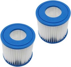 Setti 2 Filtre de apa KkvoGmle pentru pompa Bestway 58381, PVC, 78x88mm