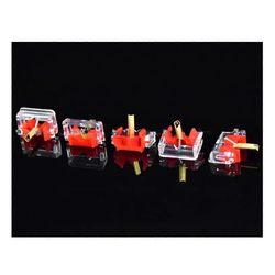 Timanttimainen vaihtokynän neula M44-3 N44-7 M44G M44-7 sopii DUAL DN305 DN306 äänirasioille Punainen