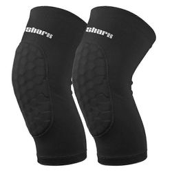 2kpl Lapset Teini-ikäiset Aikuisten koripallo Polvisuojat Juoksu Pyöräily Polvisuoja Jalkapallo Polvituki Tuki Protector Pohjehihat musta M