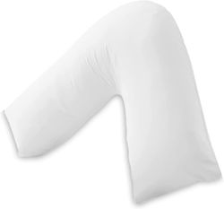 Extra Firm V -tyyny tyynyliinalla - Ortopedinen tukityyny niskalle, selälle ja olkapäälle - Raskausajan hoitotyön tuki SZRH