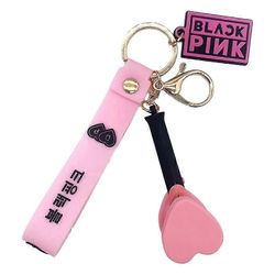 Blackpink pehmeä silikoni avaimenperä Frusde tuuletin cheer stick - vaaleanpunainen