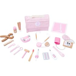 Doctor Pretend lelusetti lapsille Kevyet hauskat leikkikalut, syntymäpäivä joululahja Vaaleanpunainen