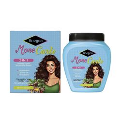 unbrand Mais Cachos Curly Hair Treatment, Mais Cachos kosteuttaa kiharoita, poistaa pörröisyyttä, 2 IN 1 Conditioning Treatment Cream ja Cream To C...