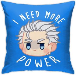 Hjem &; Spill &; Devil May Cry-Vergil (jeg trenger mer kraft) Putevar, Gulv Putevar Sofa Puter-2 18 "x18"