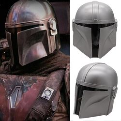 Star Wars The Mandalorian Mask til børn Rollespil Fancy Dress Up Hjelm Hovedbeklædning Cosplay Kostume Tilbehør