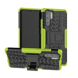 Shockproof rustning sag for ære 9x pro med støttefod all inclusive dække grøn rpc1651