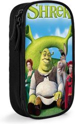Kerota Shrek Anime Pencase Pen Tussin pidike Pussilaatikko vetoketju-musta SAOE007971 VÄRI One Size