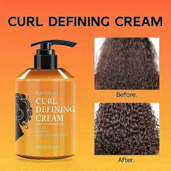 2025 Curl Defining Cream, Professional Curl Cream, Defining Curl Cream kiharille ja aaltoileville hiuksille, Curl Cream ohuille tai paksuille hiuks...