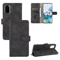 Etui til Samsung Galaxy S20 Fe 4g / 5g Cover Premium Læder med kortholder Flip Folio Magnetisk etui Etui Coque - Sort