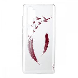 Crazy Kase Hull For Xiaomi Redmi Note 9s i blød silikone, fjer og fugle Edge
